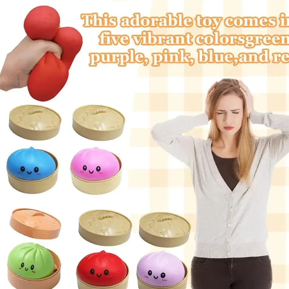 Squishy Bun Stress Relief Toy