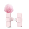Pink Wireless Lavalier Microphone