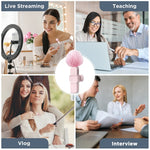 Pink Wireless Lavalier Microphone