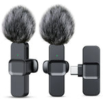 Pink Wireless Lavalier Microphone