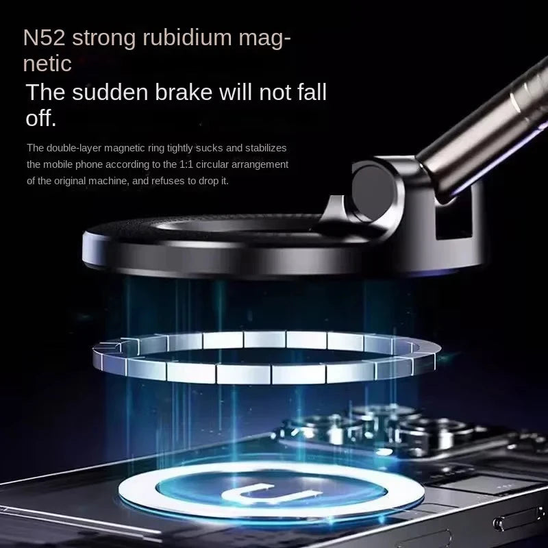 Magnetic Vacuum Car Phone Holder