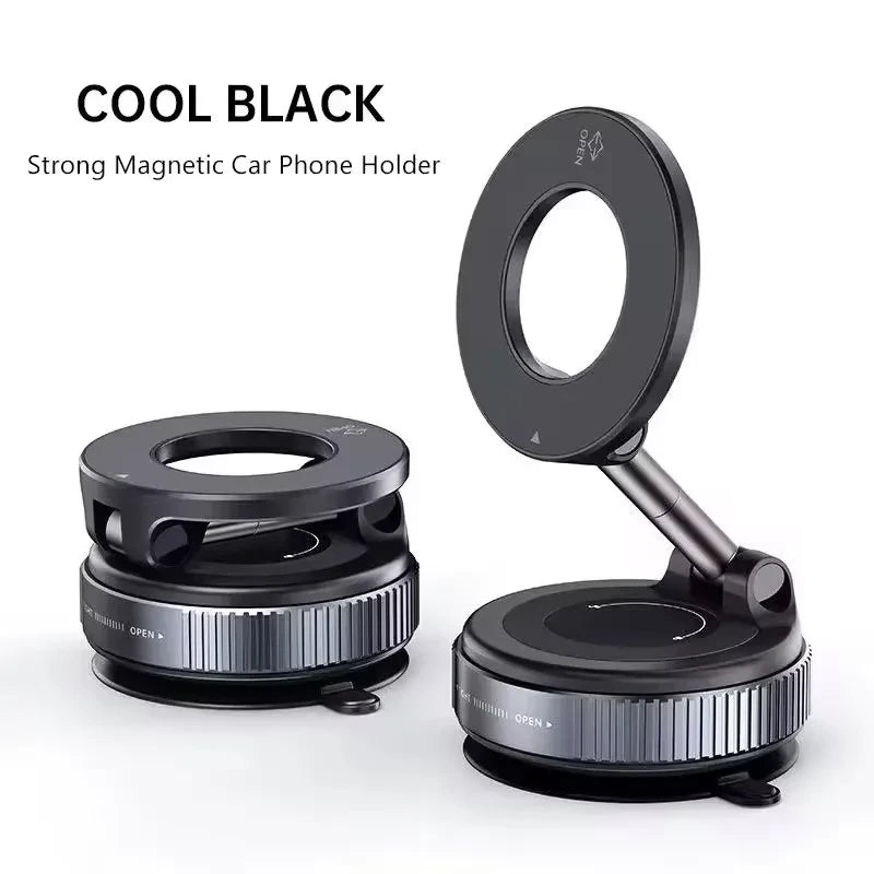Magnetic Vacuum Car Phone Holder