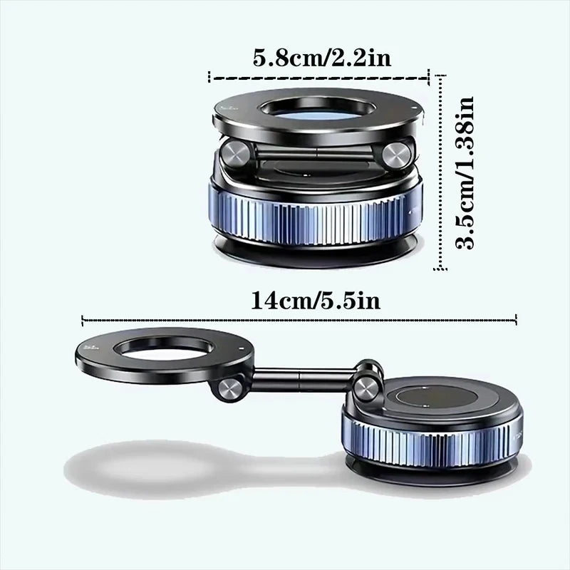 Magnetic Vacuum Car Phone Holder